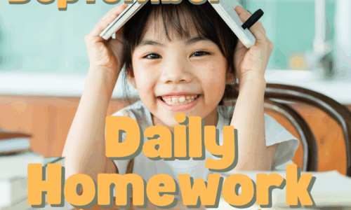 September – Grade 2 Daily Homework